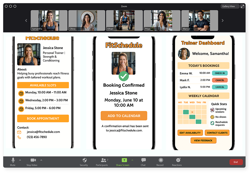 FitSchedule MVP Prototype and AI Focus Group Session